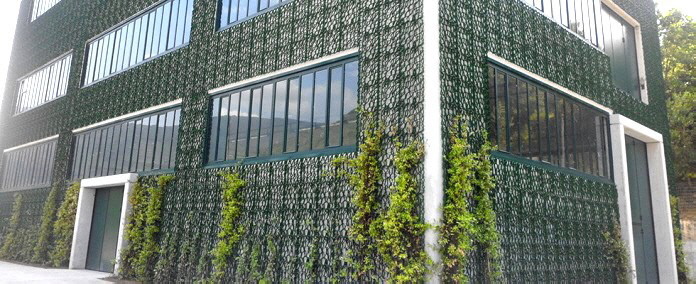 WALL-Y - Das Gitter ist die optimale Lösung für vertikale Gärten und grüne Fassaden