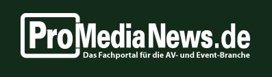 ProMediaNews.de ist das professionelle Nachrichtenportal der Medien- und Veranstaltungsbranche.