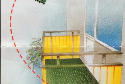 Wetterfeste Kunststoff Bodenfliesen Typ ROYAL für Ihren Balkon in schwimmender Verlegung