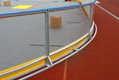 Inline-Hockey in Potsdam mit Bodensystem Typ MULTISPORT in der Farbe Silbergrau