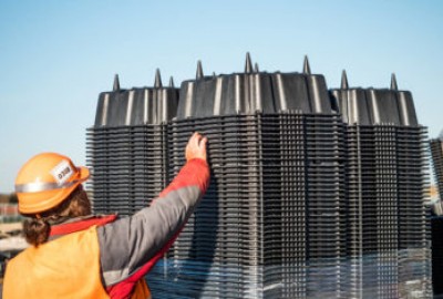 Neu Nautilus Evo ist eine Modulschalung aus recyceltem Polypropylen (PP), die für die Leichtbauweise von Stahlbetondecken vor Ort entwickelt wurde.