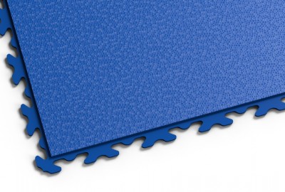 PVC-Fliese Typ INVISIBLE mit verdeckter Puzzle-Verbindung in Blau